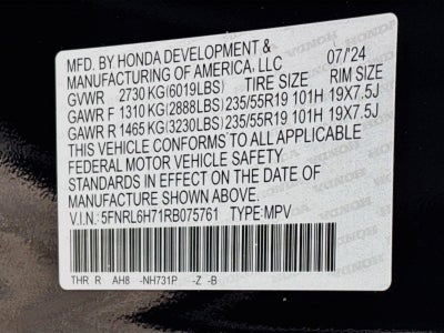 2024 Honda Odyssey Sport