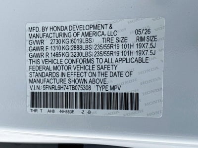 2026 Honda Odyssey Sport-L