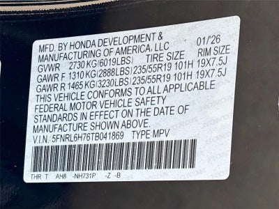 2026 Honda Odyssey Sport-L