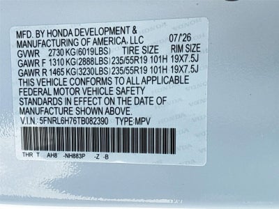 2026 Honda Odyssey Sport-L