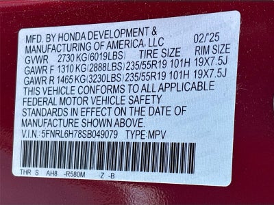 2025 Honda Odyssey Sport-L