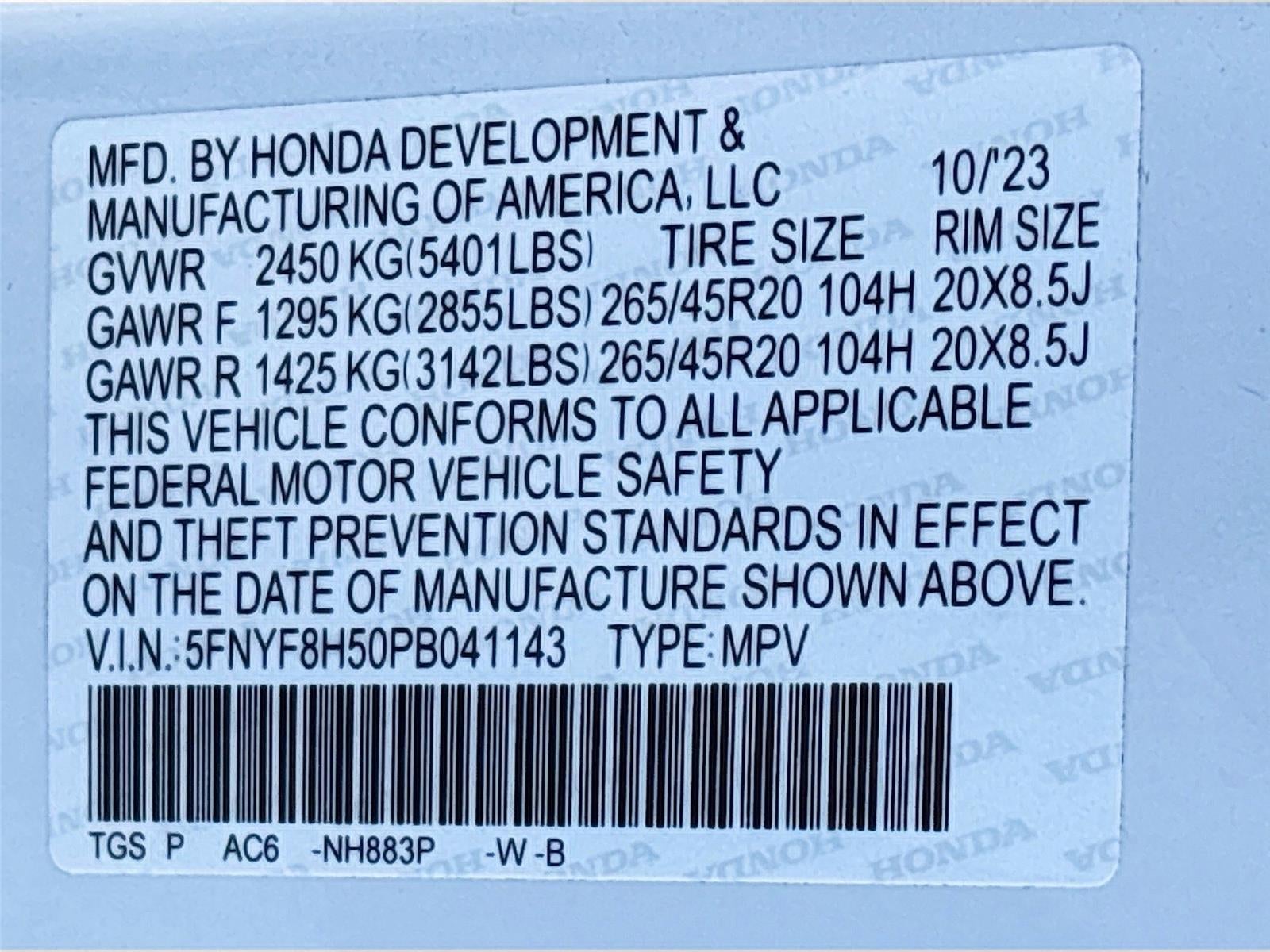 2023 Honda Passport EX-L