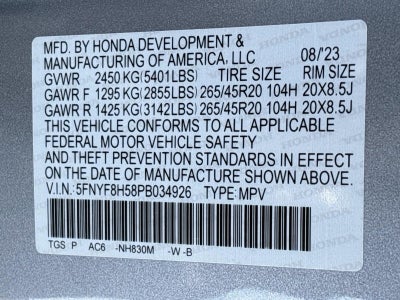 2023 Honda Passport EX-L