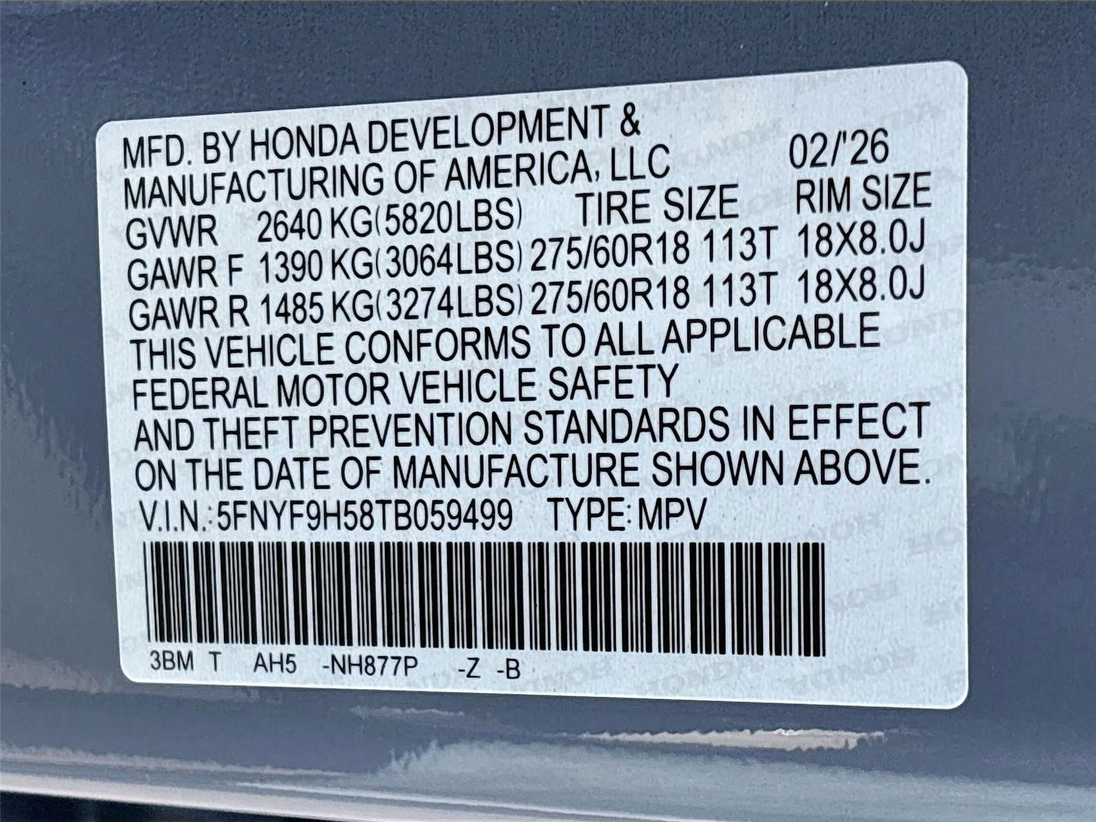 2026 Honda Passport TrailSport Blackout