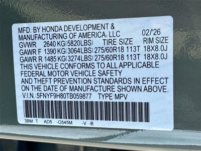 2026 Honda Passport TrailSport Elite