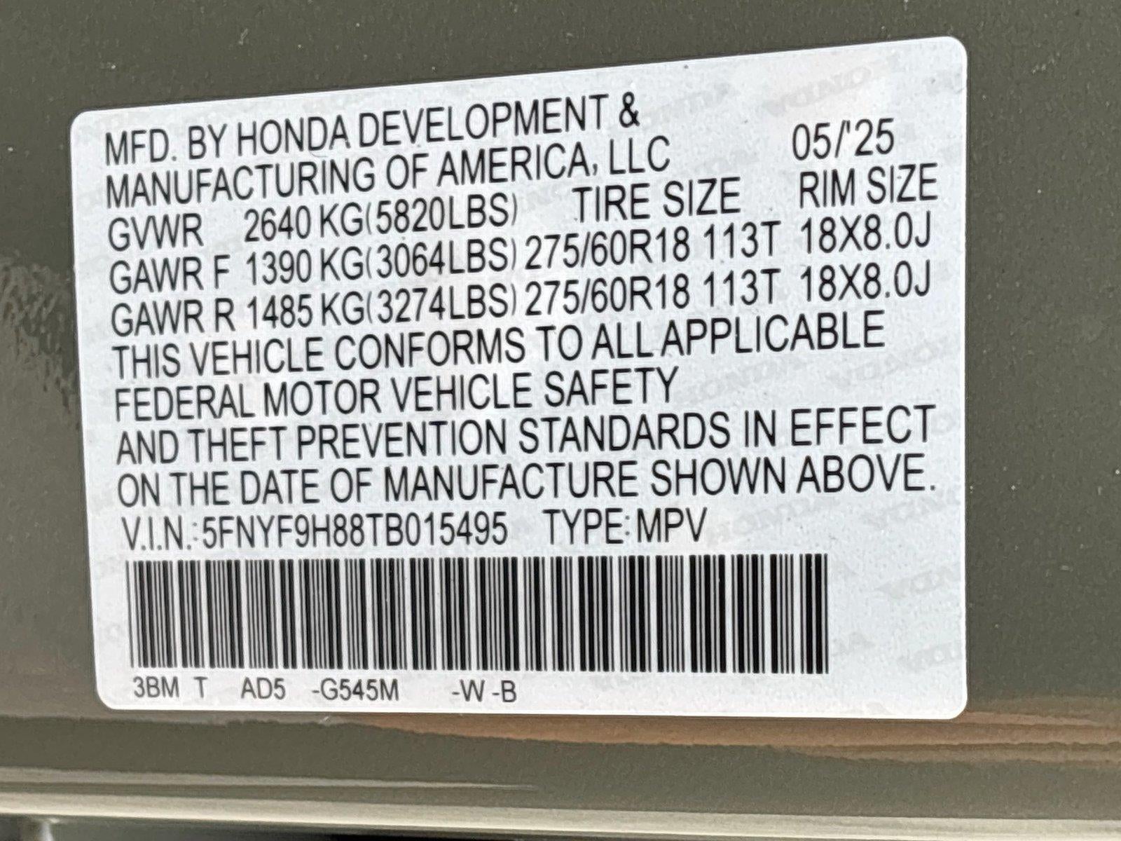 2026 Honda Passport TrailSport Elite