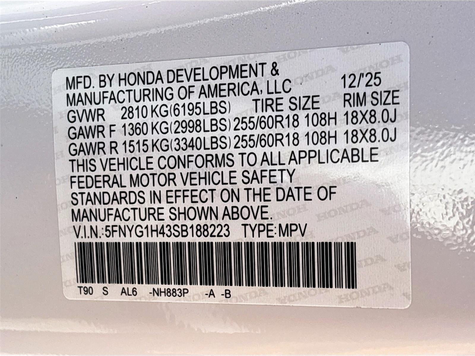 2025 Honda Pilot EX-L