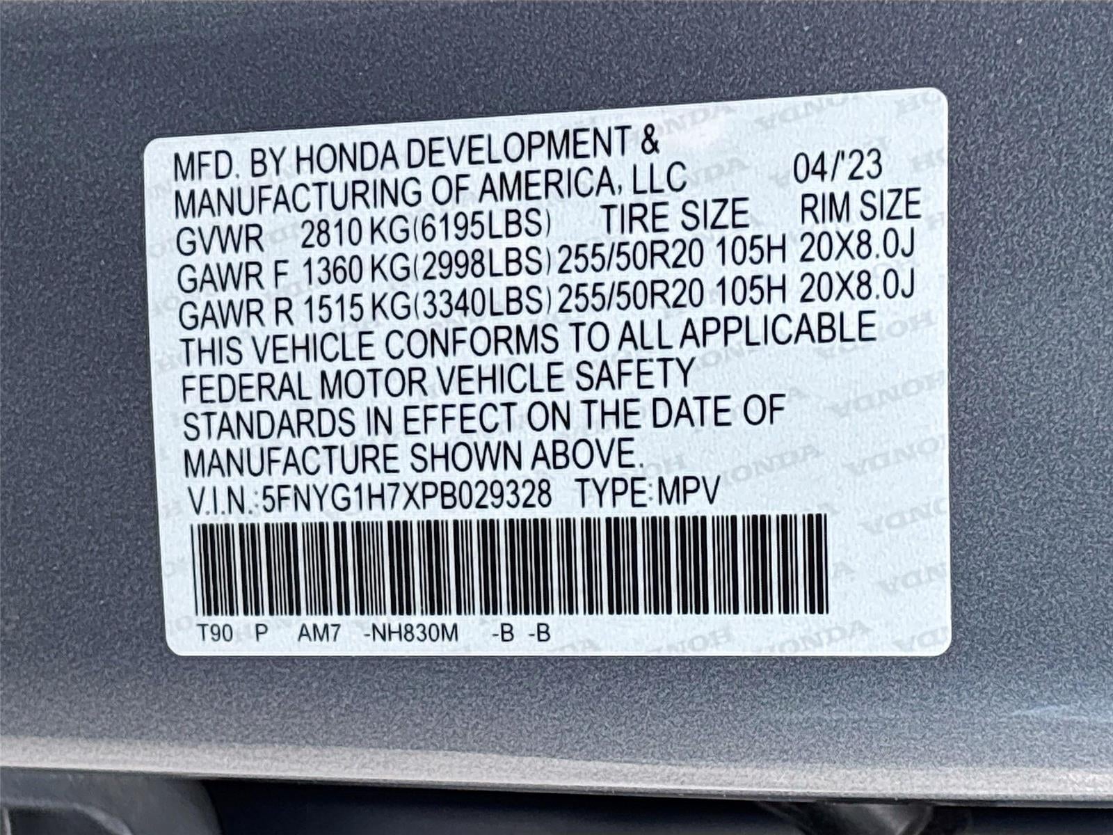 2023 Honda Pilot Touring