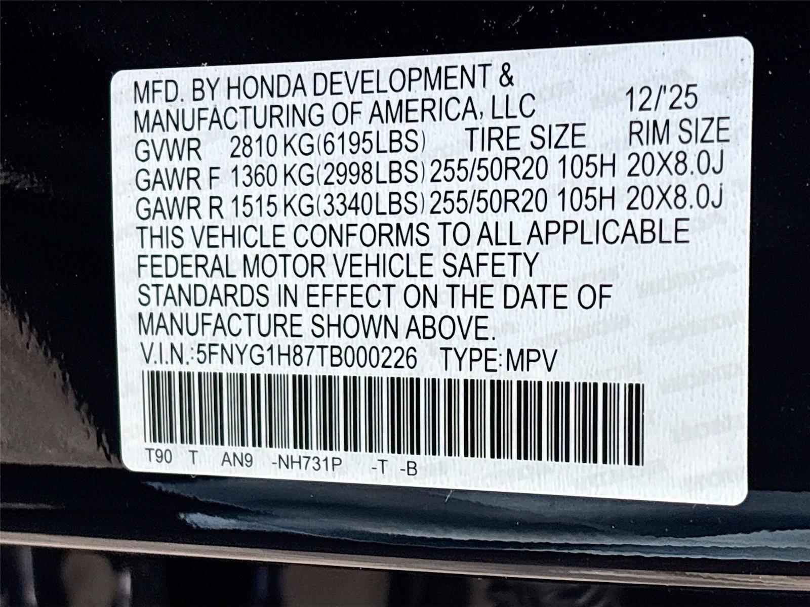 2026 Honda Pilot Elite