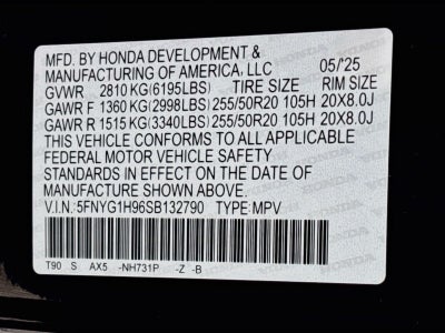 2025 Honda Pilot Black Edition