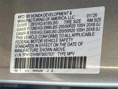 2026 Honda Pilot Black Edition