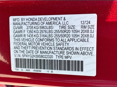 2025 Honda Pilot Sport