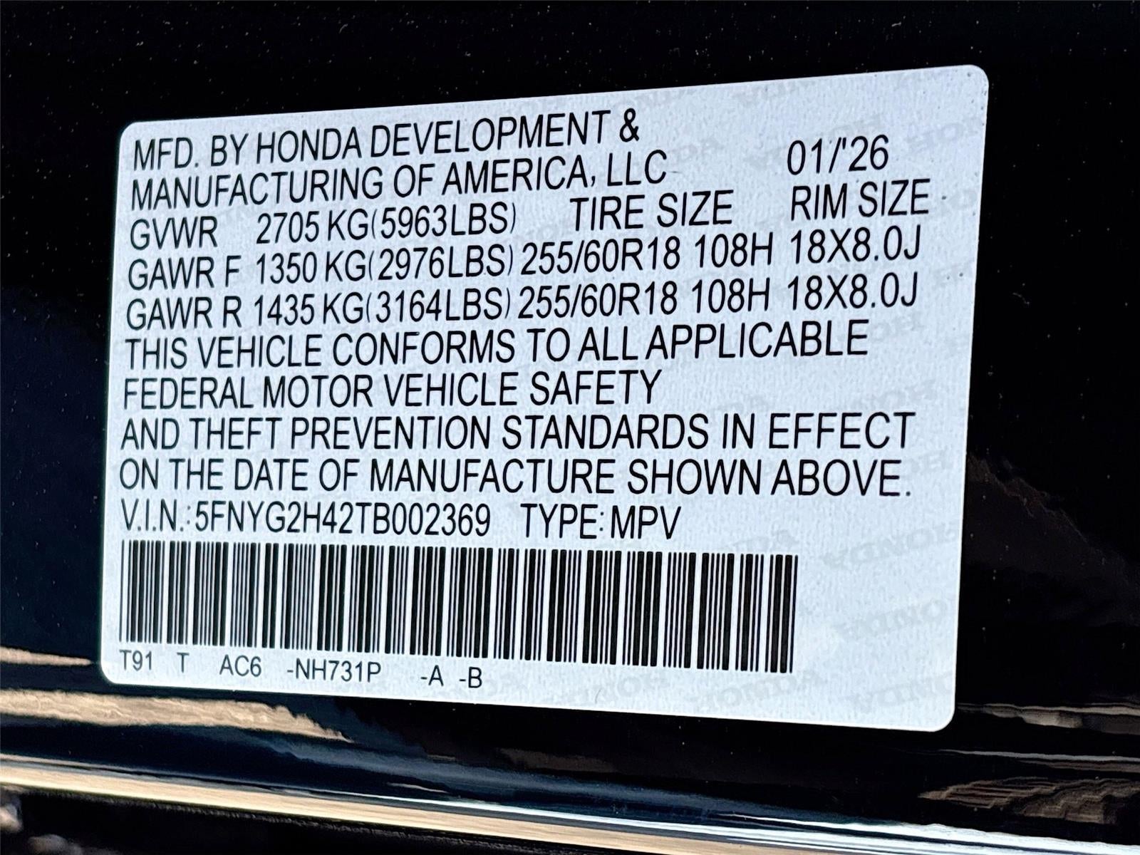 2026 Honda Pilot EX-L