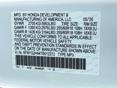 2026 Honda Pilot EX-L