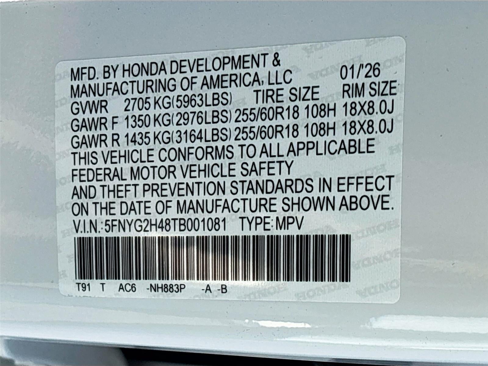 2026 Honda Pilot EX-L