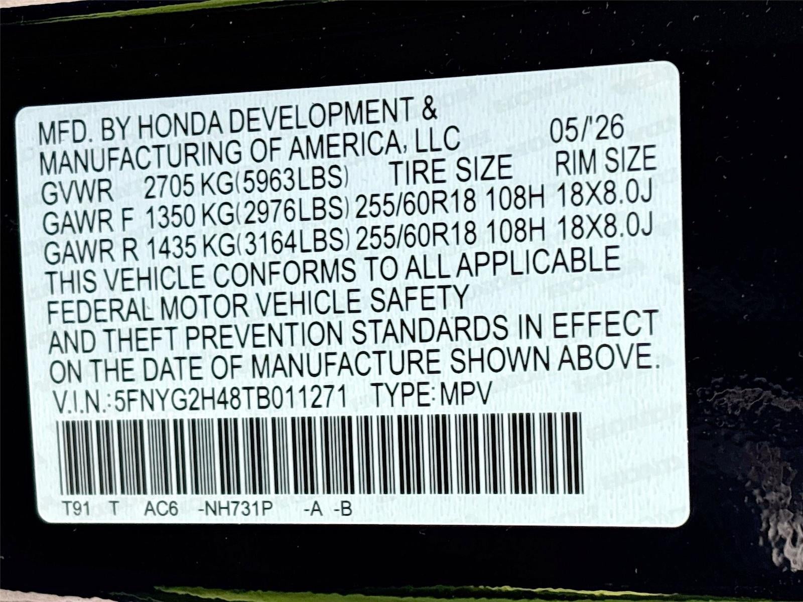 2026 Honda PILOT EXL EX-L
