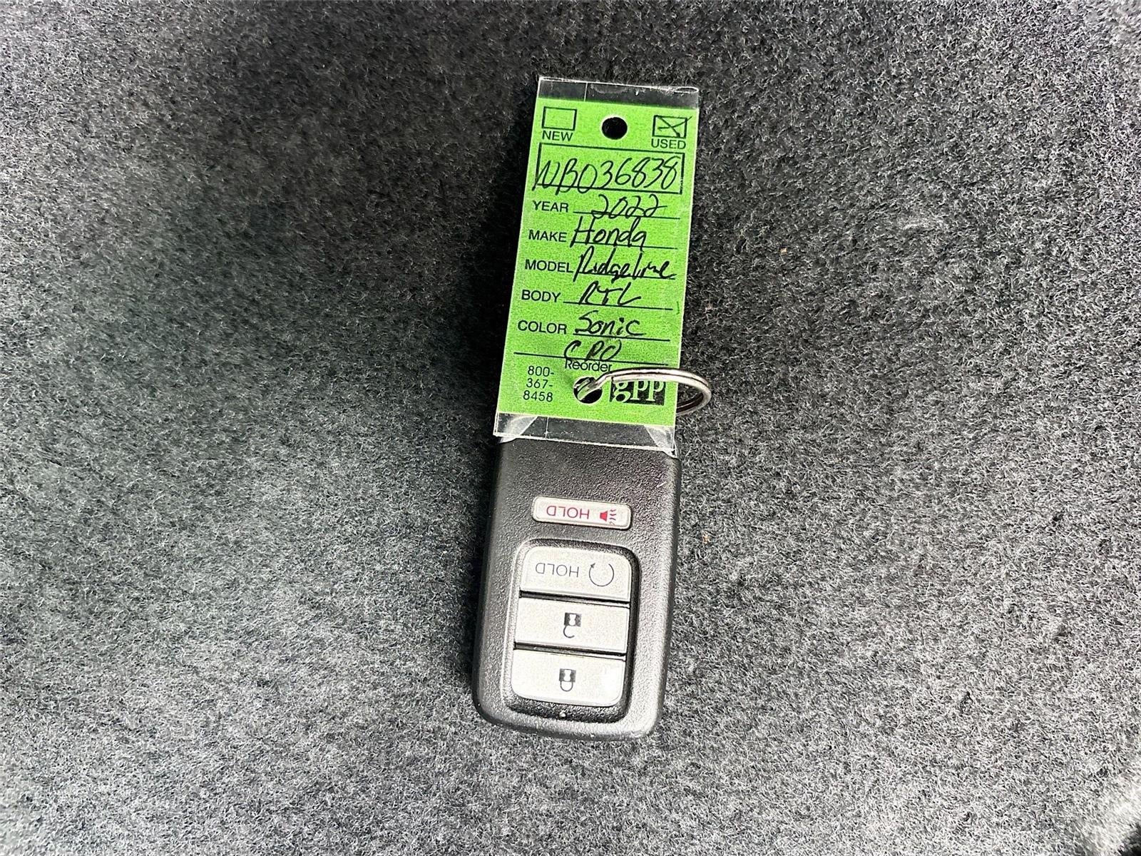 2022 Honda Ridgeline RTL