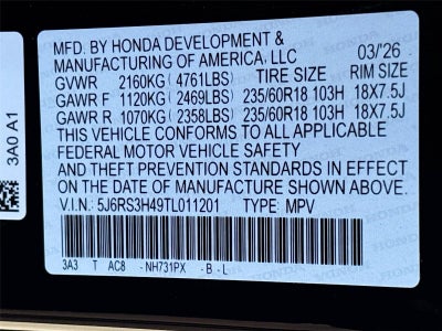 2026 Honda CR-V EX