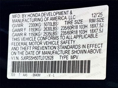 2026 Honda CR-V Hybrid Sport