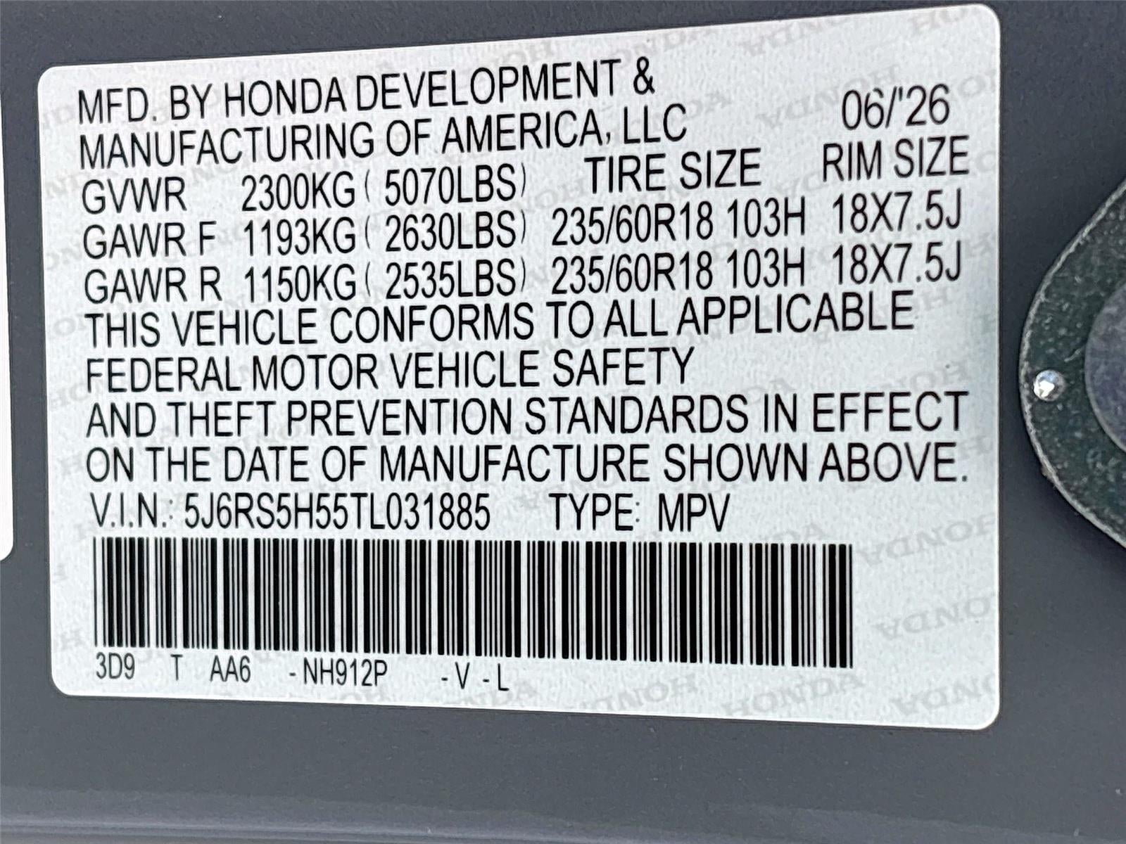 2026 Honda CR-V Hybrid Sport