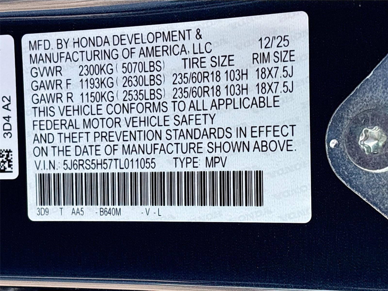 2026 Honda CR-V Hybrid Sport