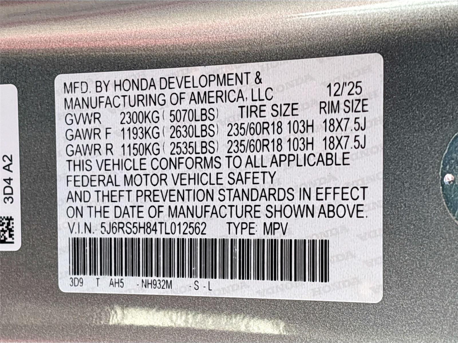 2026 Honda CR-V Hybrid Sport-L