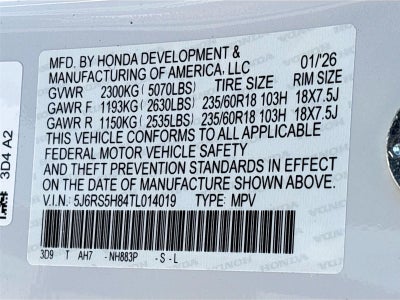 2026 Honda CR-V Hybrid Sport-L