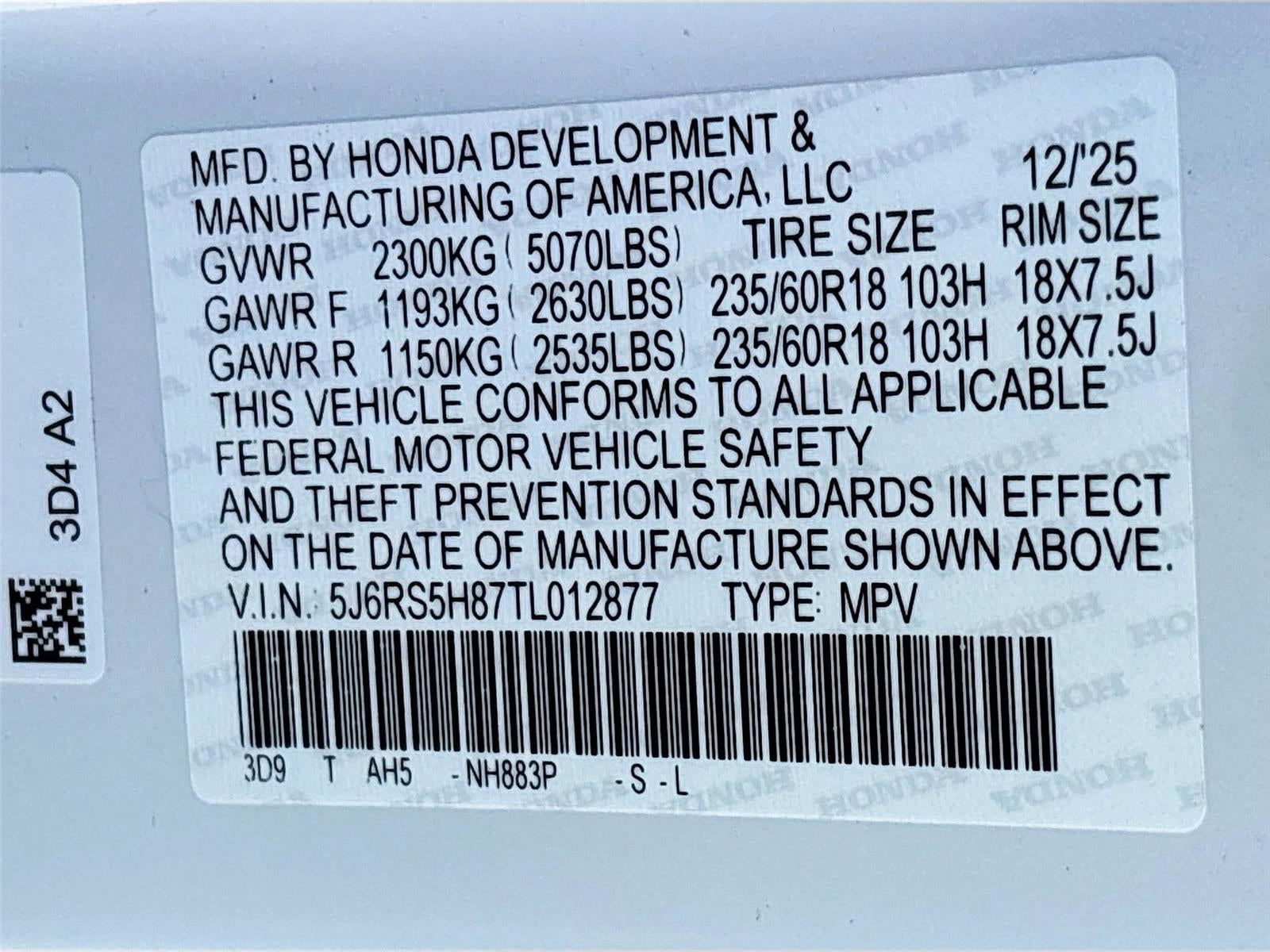 2026 Honda CR-V Hybrid Sport-L