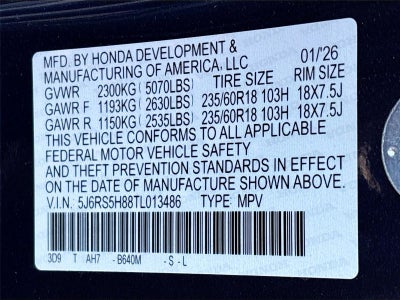 2026 Honda CR-V Hybrid Sport-L