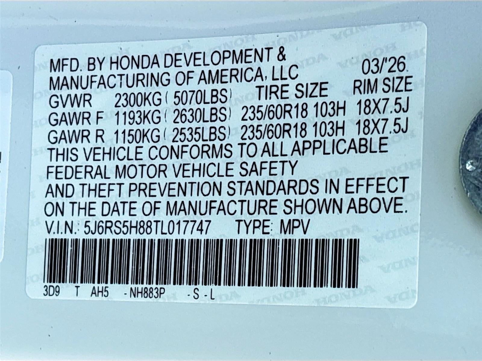 2026 Honda CR-V Hybrid Sport-L