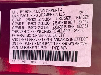 2026 Honda CR-V Hybrid Sport-L