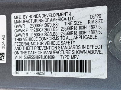 2026 Honda CR-V Hybrid Sport-L
