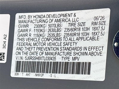 2026 Honda CR-V Hybrid Sport-L