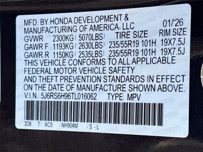 2026 Honda CR-V Hybrid Sport Touring