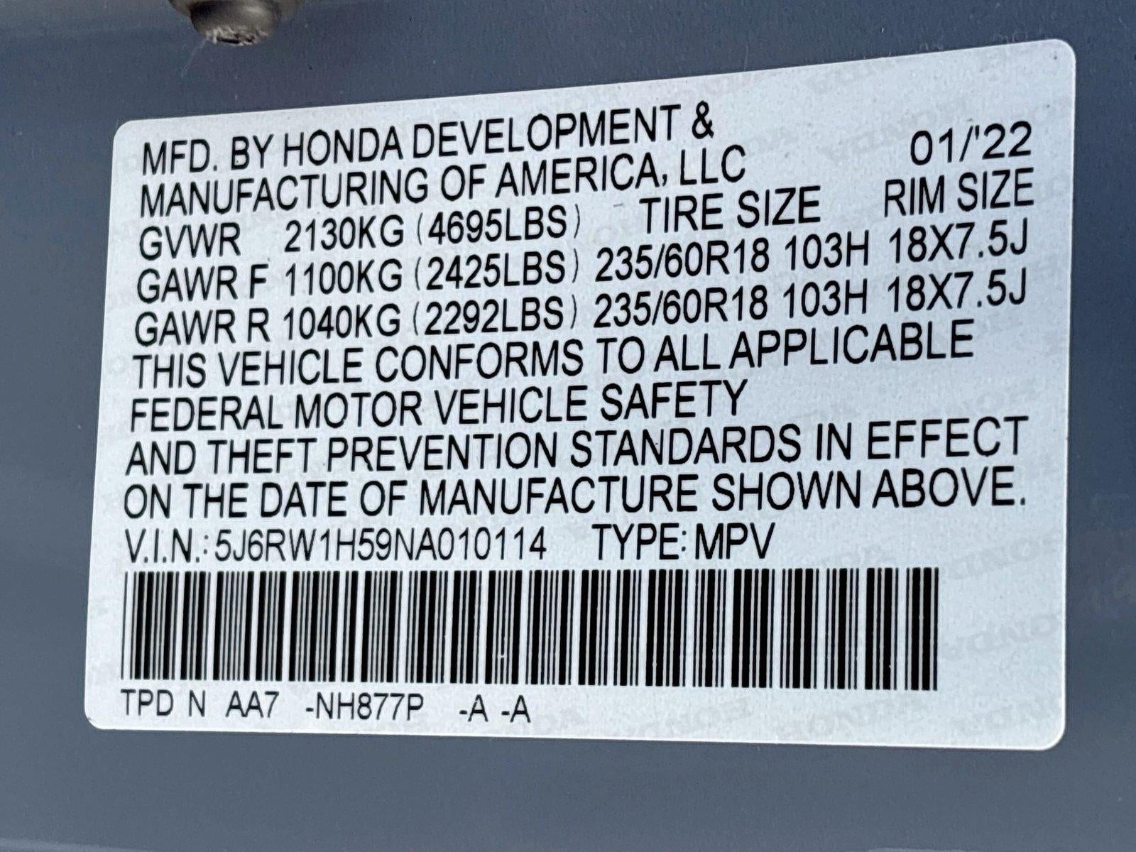 2022 Honda CR-V EX
