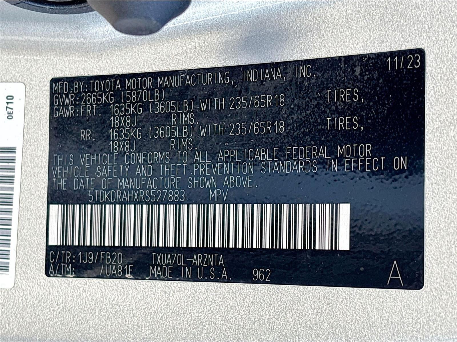 2024 Toyota Highlander LE