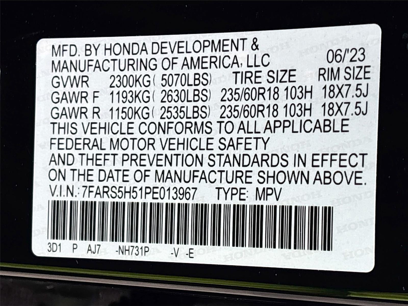 2023 Honda CR-V Hybrid Sport