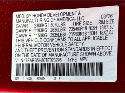 2026 Honda CR-V Hybrid Sport-L