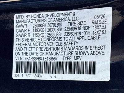2026 Honda CR-V Hybrid Sport-L