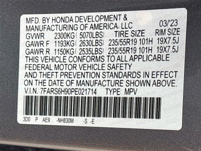 2023 Honda Cr-V Hybrid Sport Touring