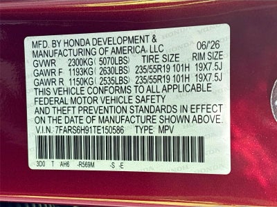 2026 Honda CR-V Hybrid Sport Touring