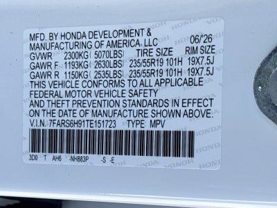2026 Honda CR-V Hybrid Sport Touring