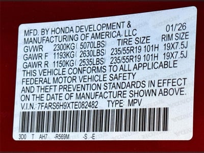 2026 Honda CR-V Hybrid Sport Touring