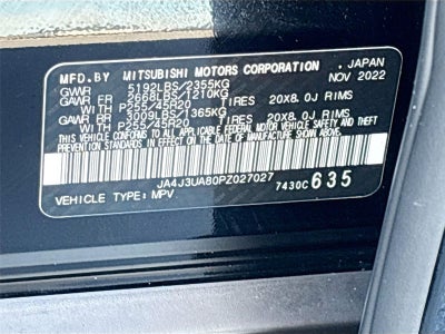 2023 Mitsubishi Outlander SE Black Edition