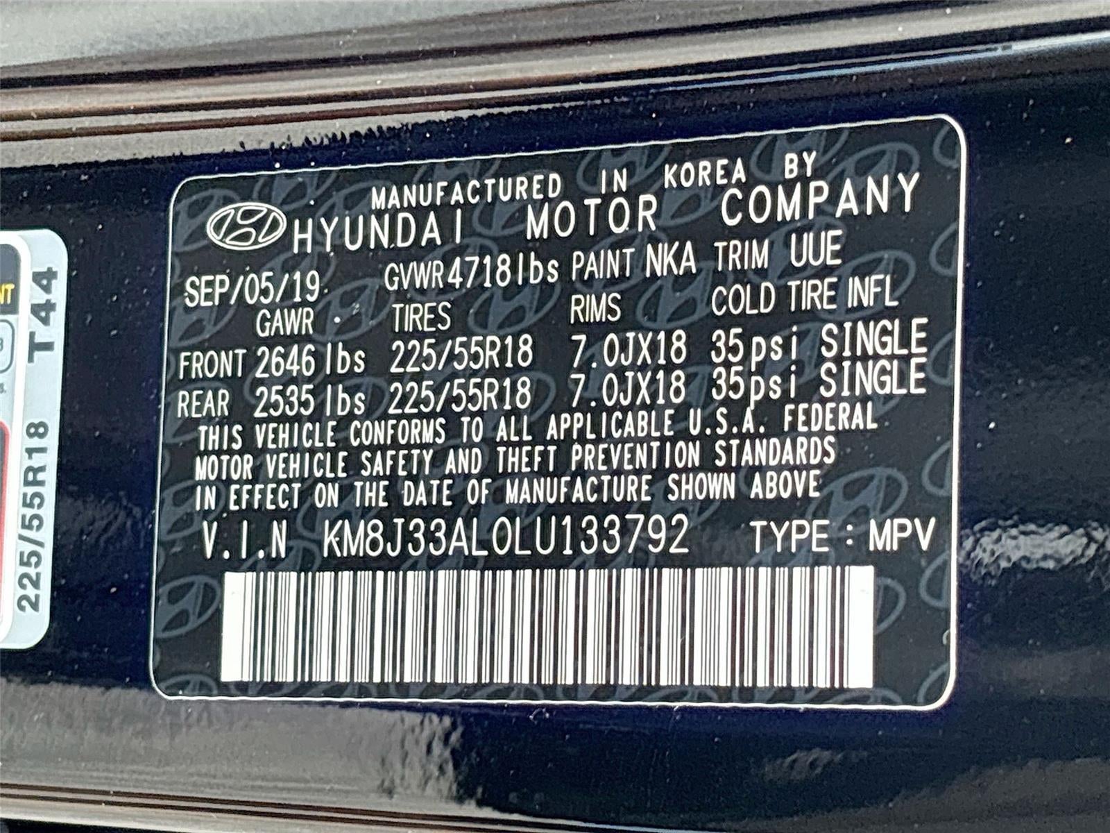 2020 Hyundai Tucson Ultimate