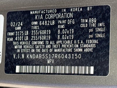 2024 Kia Ev9 Light Long Range