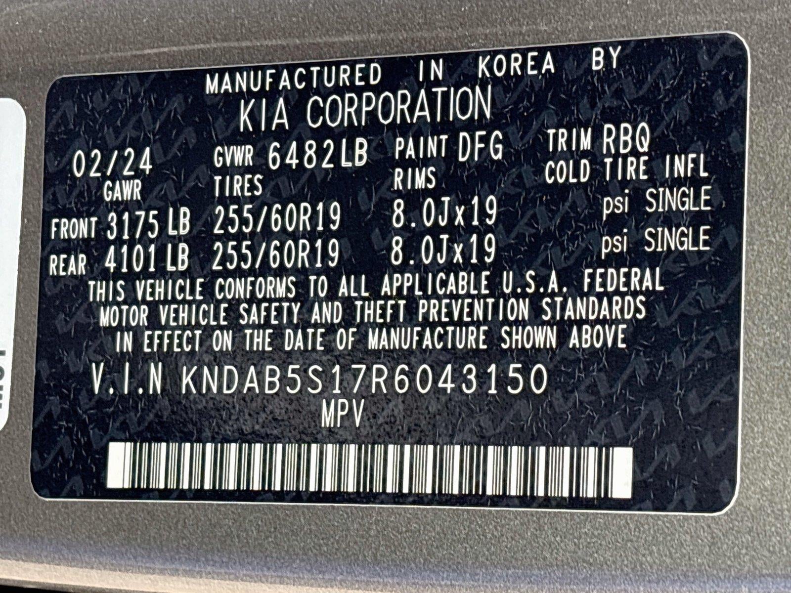 2024 Kia Ev9 Light Long Range