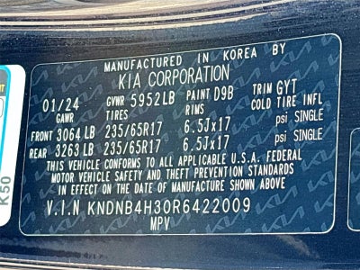 2024 Kia Carnival LX