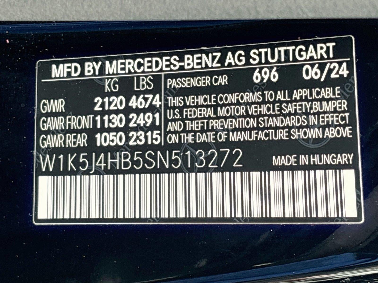 2025 Mercedes-Benz CLA CLA 250