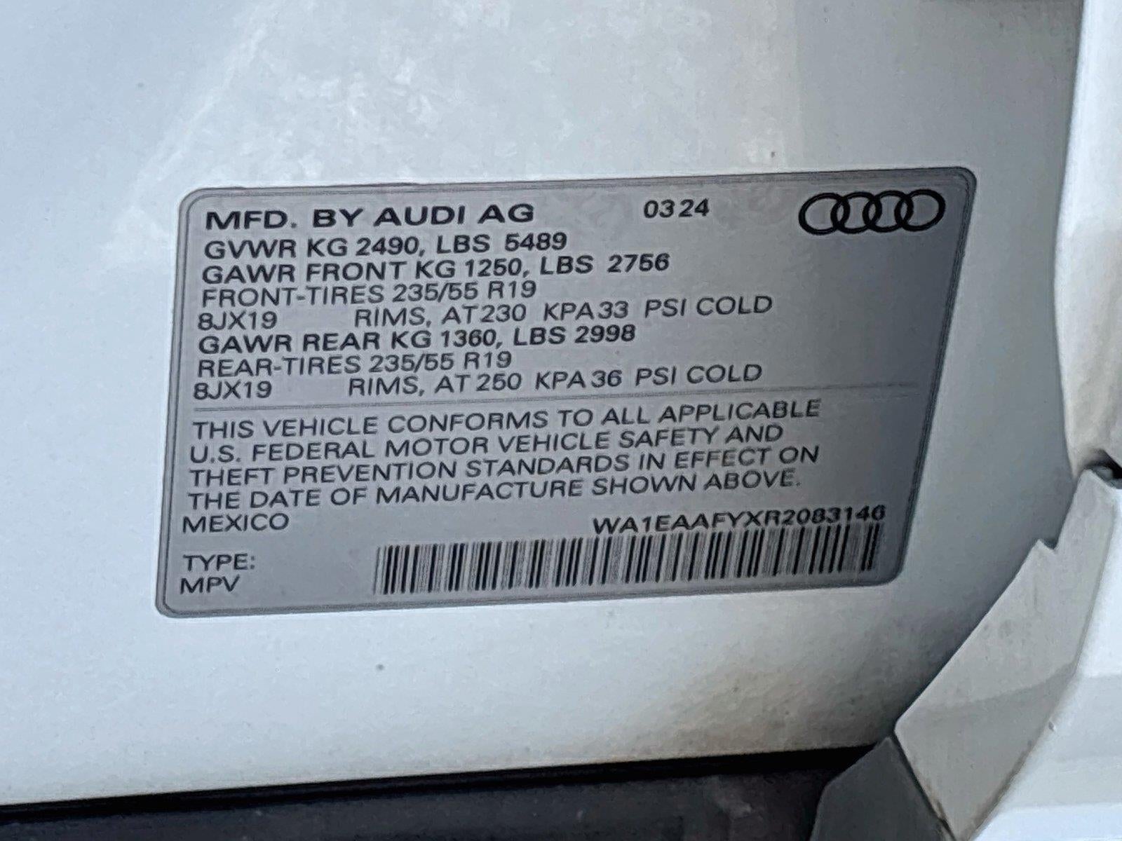 2024 Audi Q5 S line Premium Plus